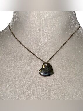 TIFFANY & CO. “HEART WITHIN A HEART” STERLING SILVER NECKLACE